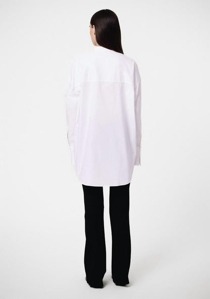 Everyday Mandarin Collar Organic Cotton Shirt