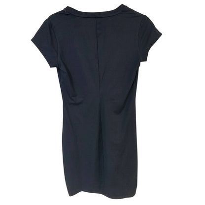 Women's Aster Short Sleeve V Neck Polyester Midi Dress