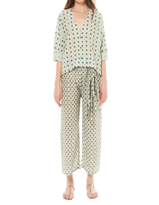 Diza Gabo - Fern Printed Blouse - Rack Hunt -