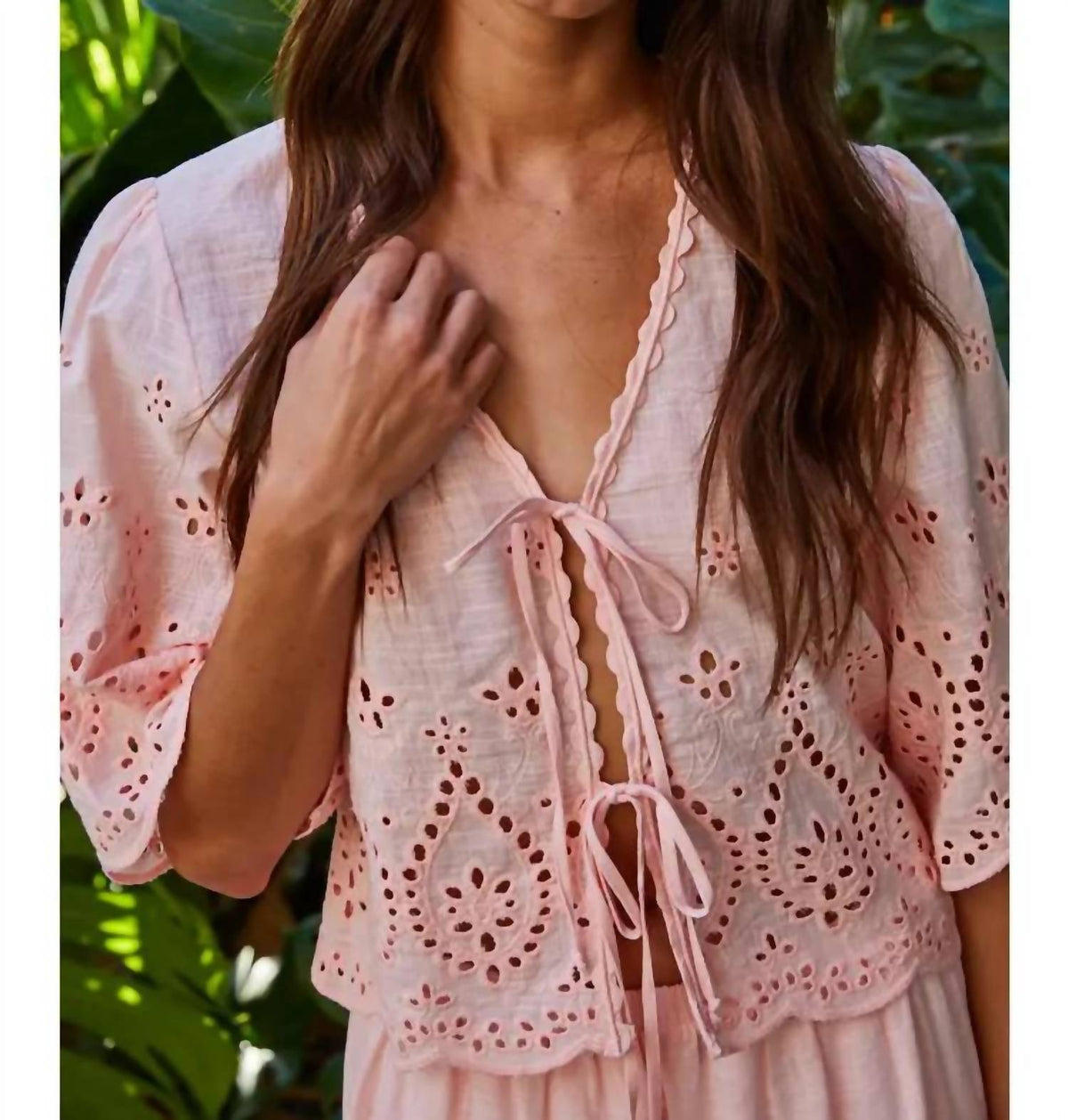 Charlotte Eyelet Top