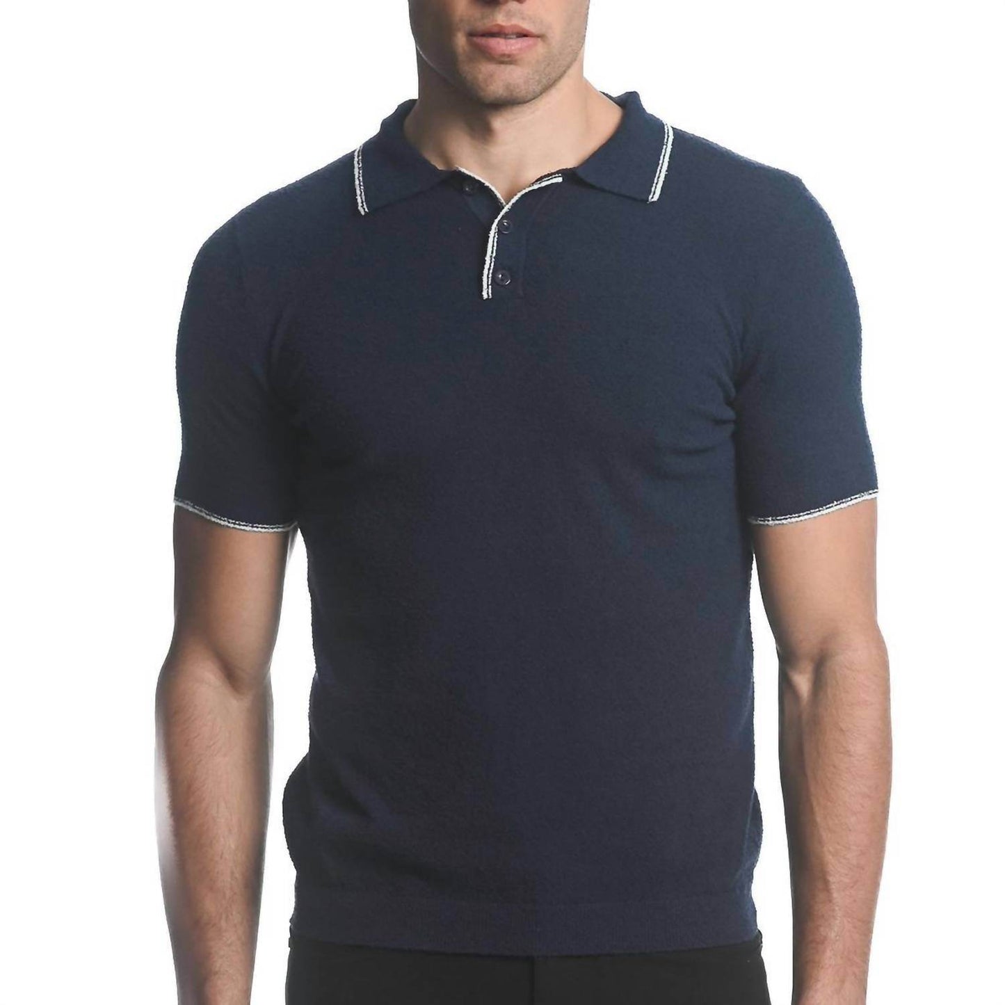 Postmarc - Boucle 3-button Knit Polo Shirt - Rack Hunt -