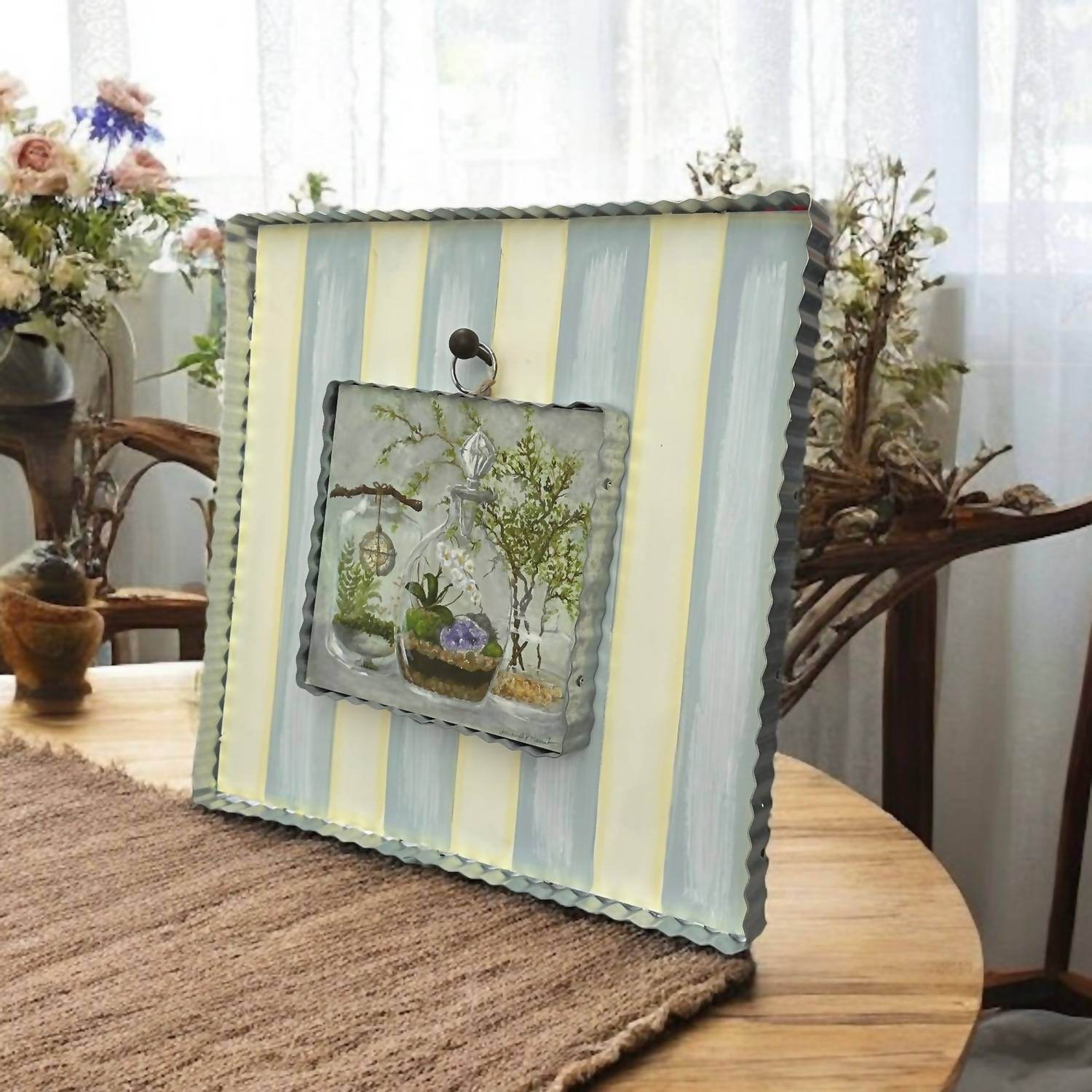 Round Top - Grey & White Charm Display - Rack Hunt -