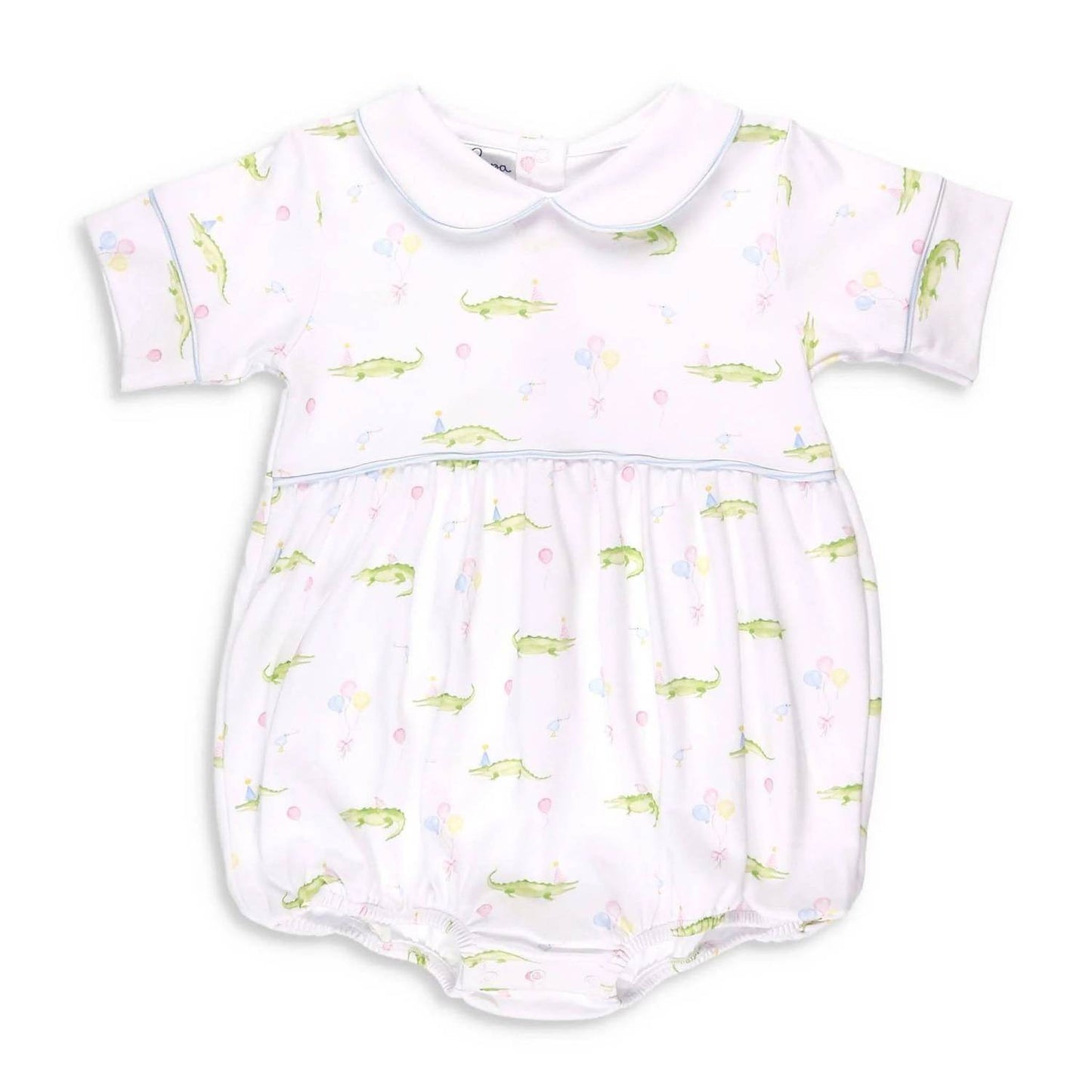 Shrimp and Grits Kids - Baby's Party Animals Pima Bubble Romper - Rack Hunt -