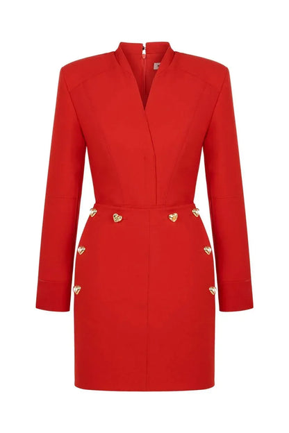Nocturne - Shoulder Pad Mini Dress - Rack Hunt