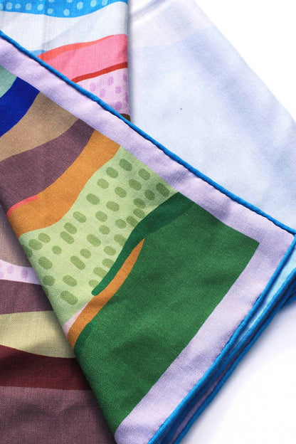 Women's Double Sided Wool Silk Scarf