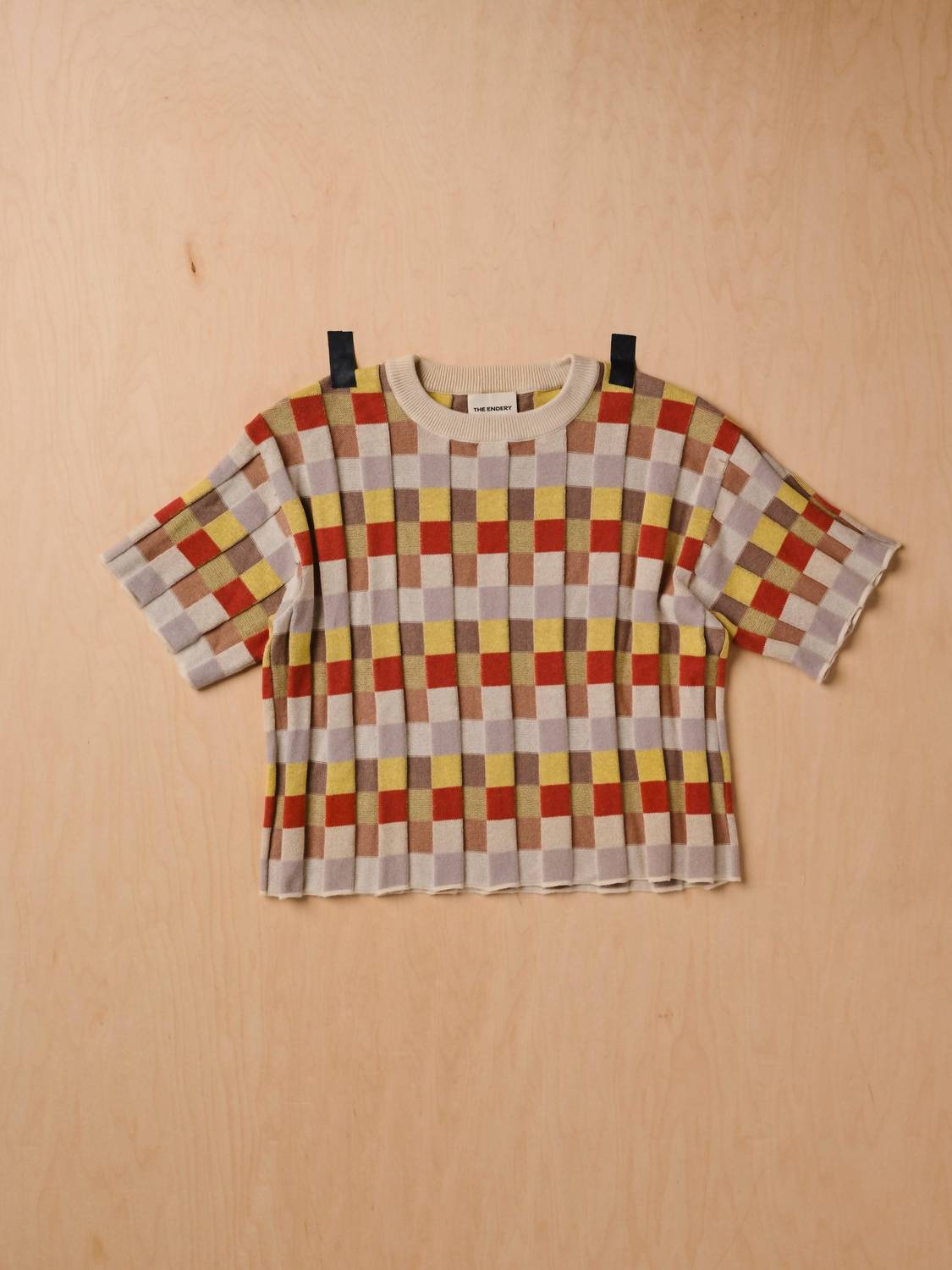 Anni Grid Plaited Tee