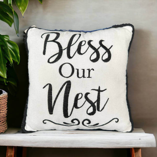 C&F Home - “Bless Our Nest” Throw Pillow - Rack Hunt -