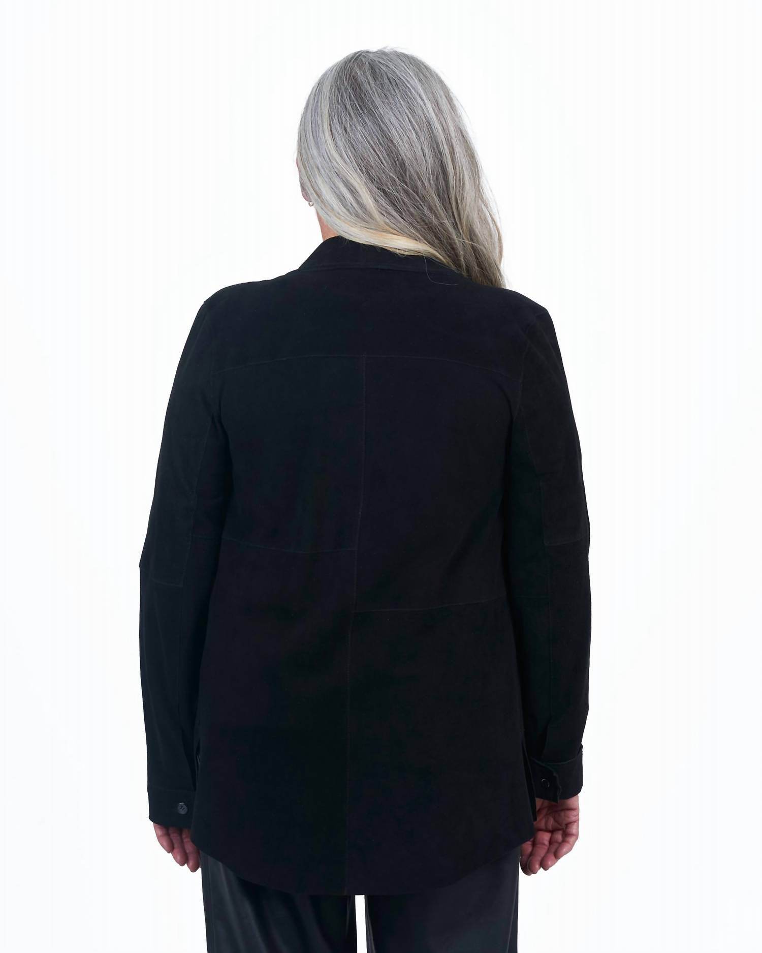 Giacca Lusso - Britta Suede Blouse Shirt - Rack Hunt -