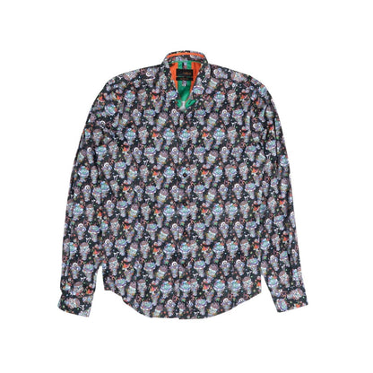Neon Fiesta Button Down Shirt