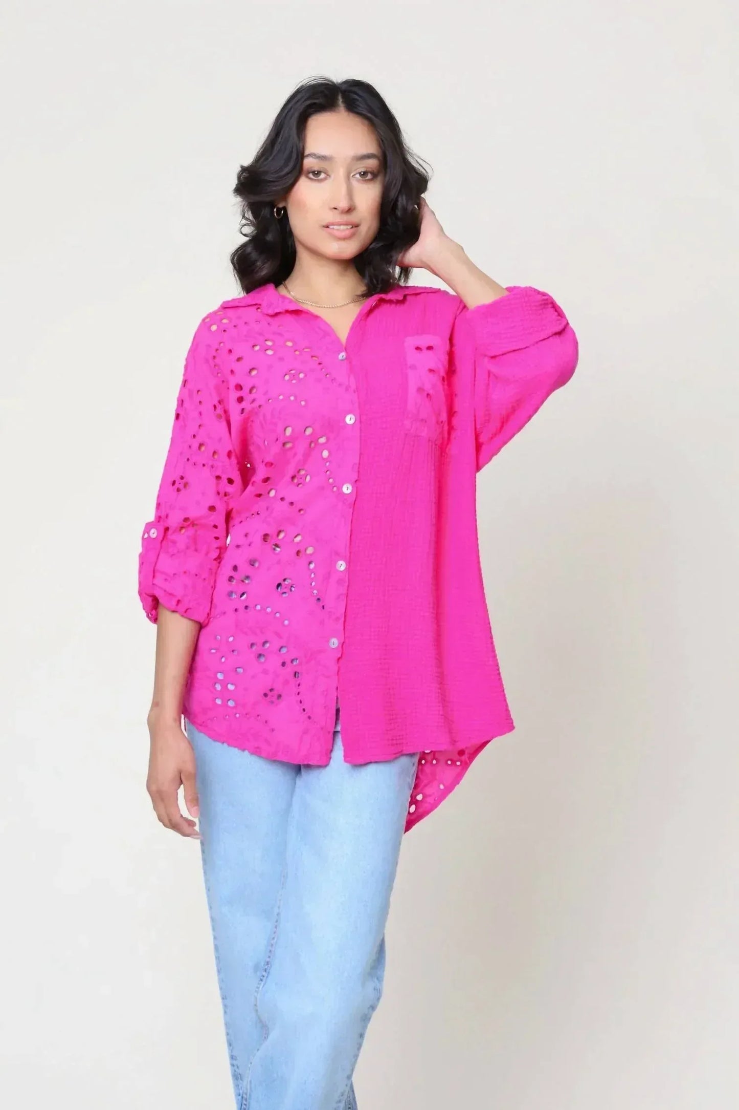 Diverse Group - Blossom Eyelet Blouse - Rack Hunt