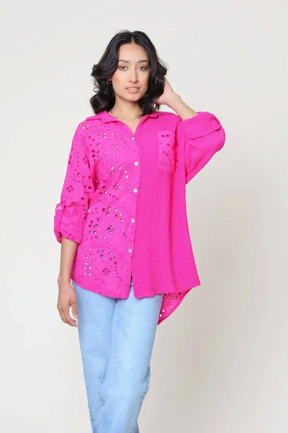 Diverse Group - Blossom Eyelet Blouse - Rack Hunt