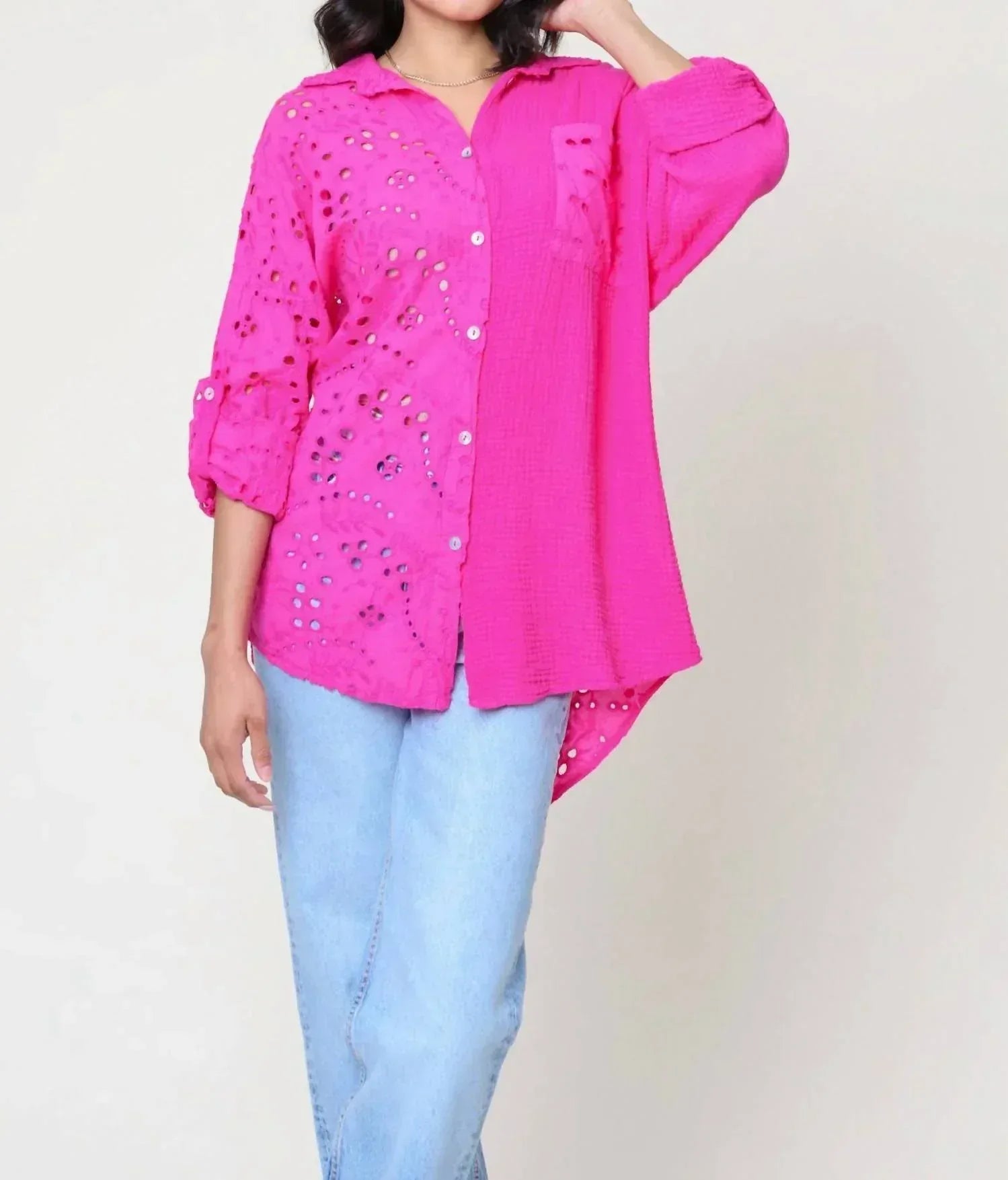Diverse Group - Blossom Eyelet Blouse - Rack Hunt
