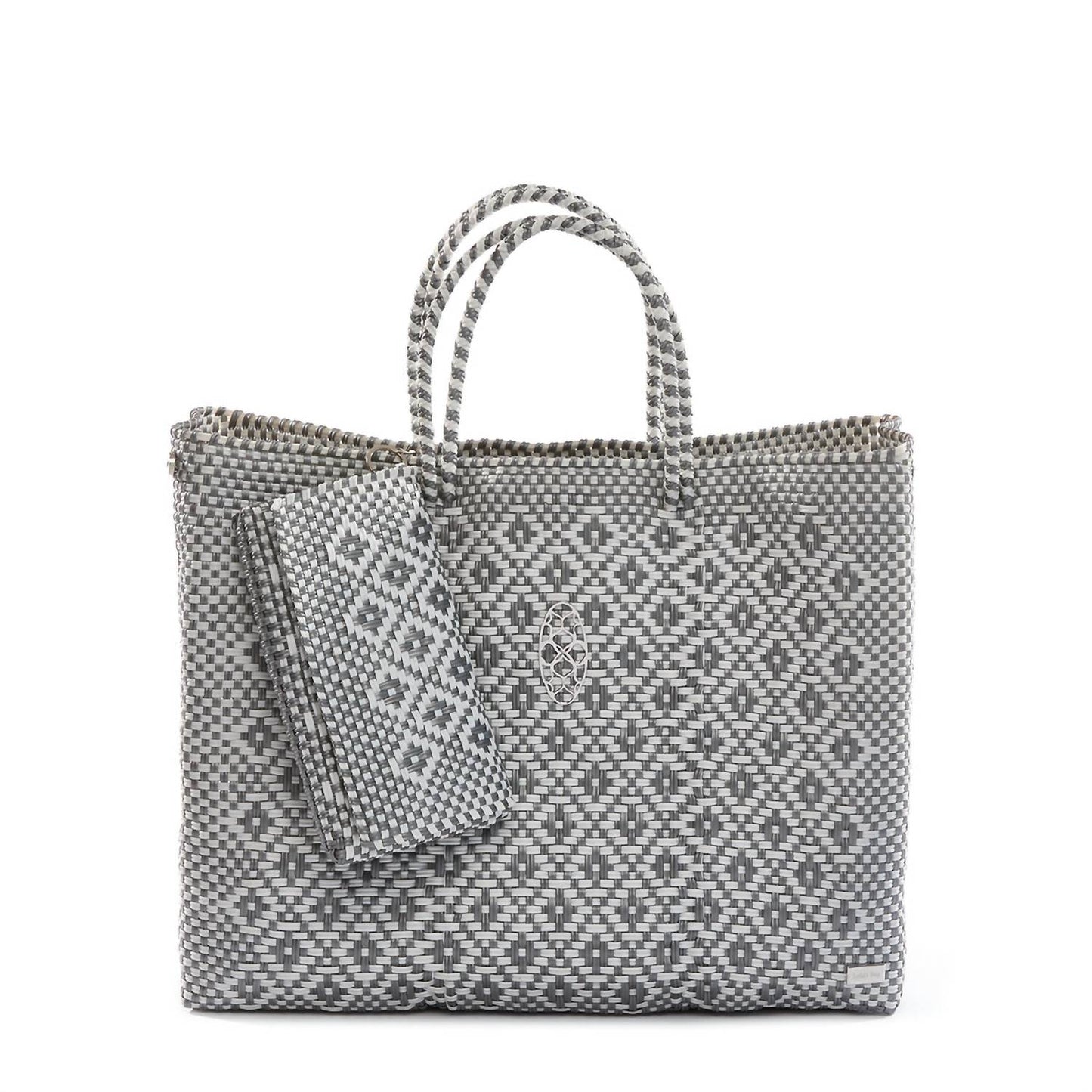 Women's Travel Handmade Tote Bag With Clutch