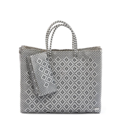 Women's Travel Handmade Tote Bag With Clutch