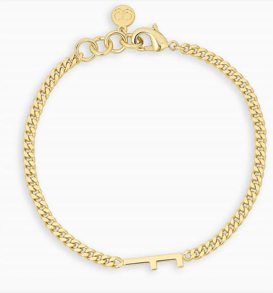 Wilder ALPHABET bracelet - F
