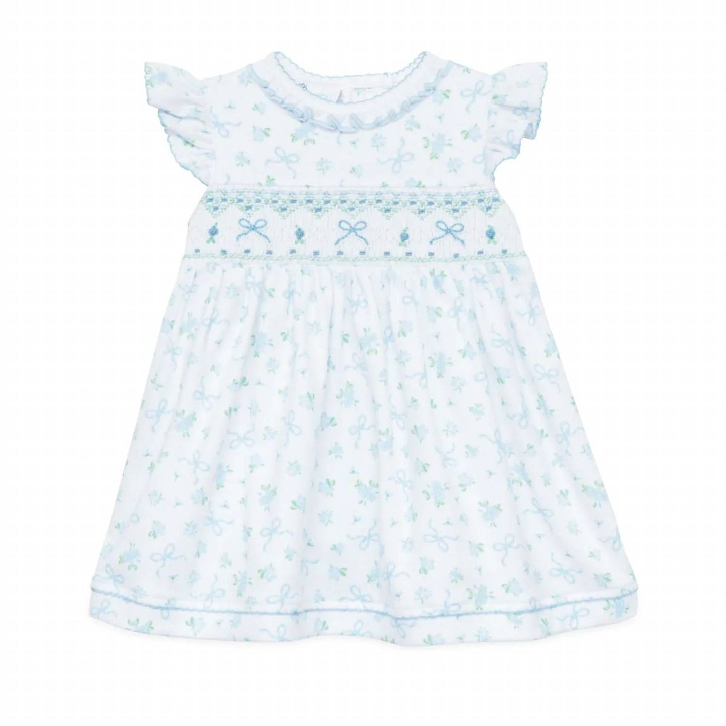 Girls Eloise's Classics Smocked Flutters Dress