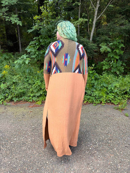 salt & bit - Women's Alyssa Aztec Print Duster - Rack Hunt -