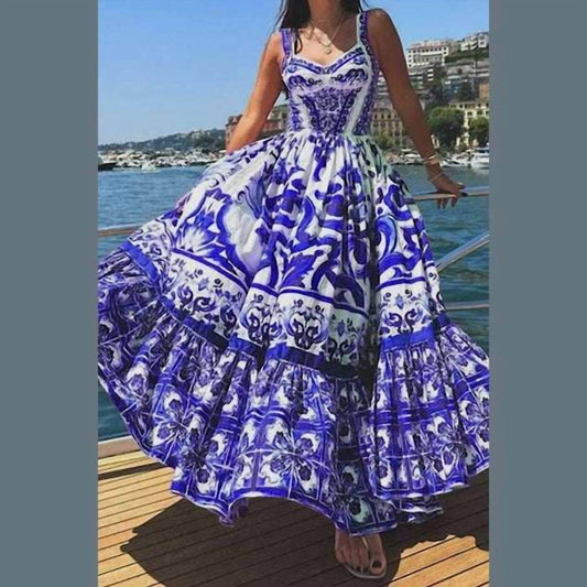 Always Amalfi - Italian Tile Dress - Rack Hunt