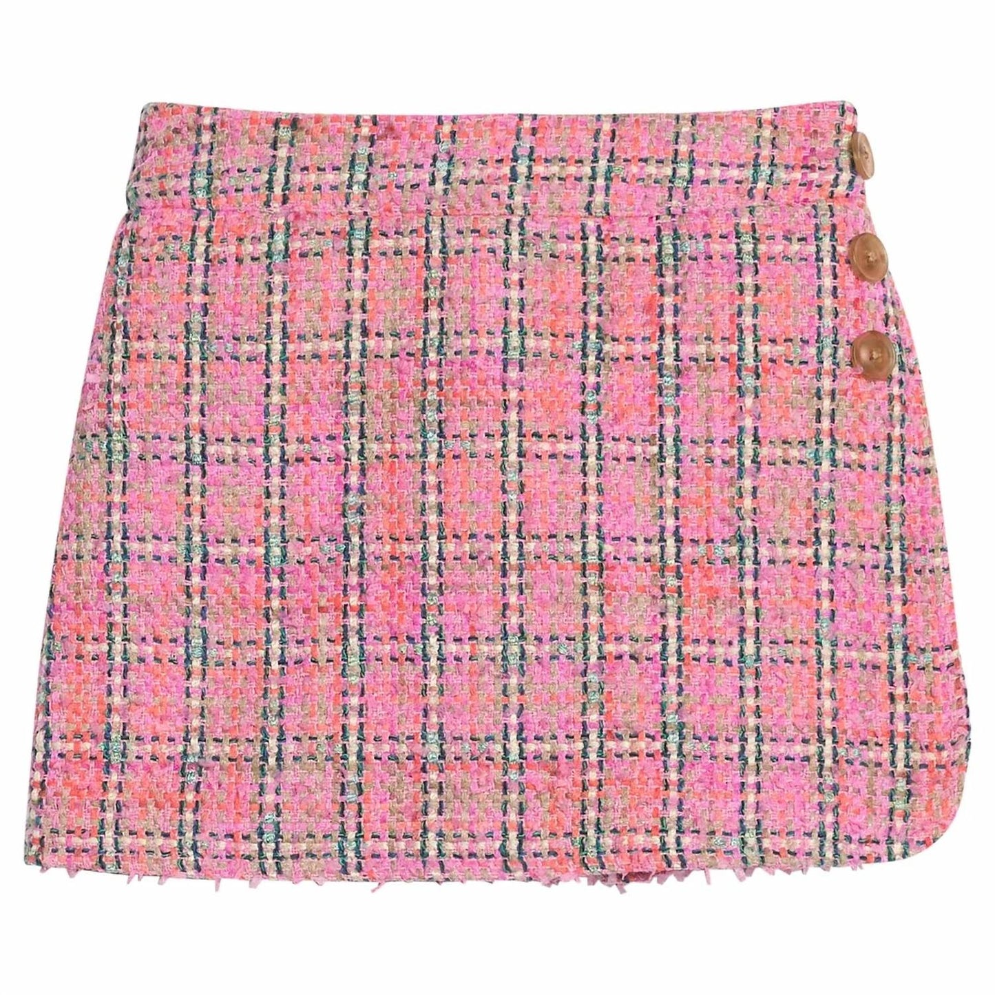 Girls Palermo Plaid Mini Skort