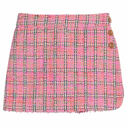 Girls Palermo Plaid Mini Skort