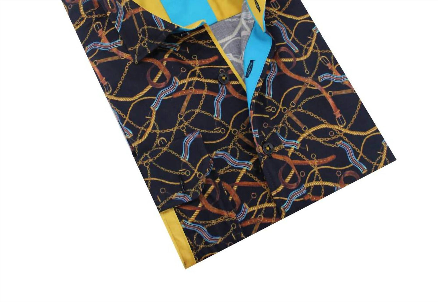 Chains and Straps Button Down Shirt