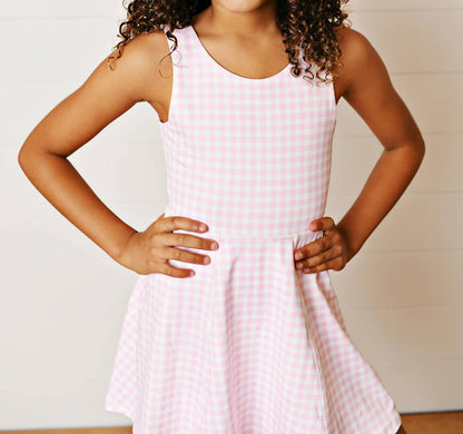 Gingham Active Dress