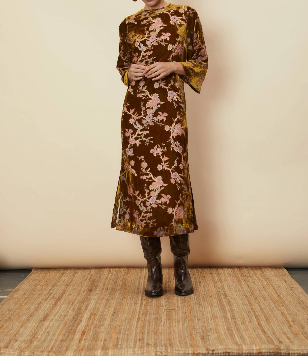 Bianca Velvet Midi Dress