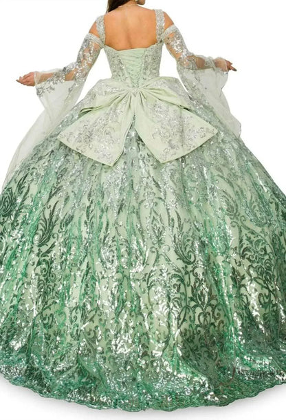 Cinderella Couture - Beaded Sweetheart Neck Ball Gown - Rack Hunt