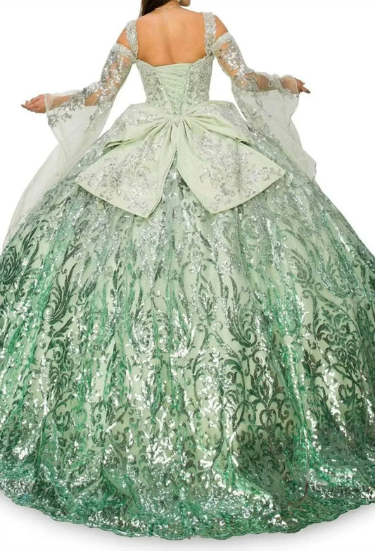 Cinderella Couture - Beaded Sweetheart Neck Ball Gown - Rack Hunt