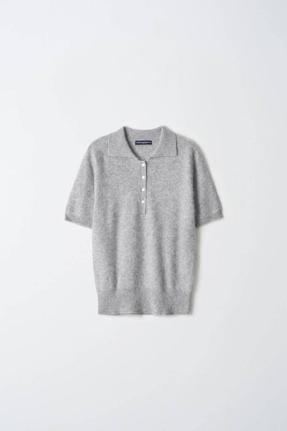 Brushed Polo Short Sleeve Top