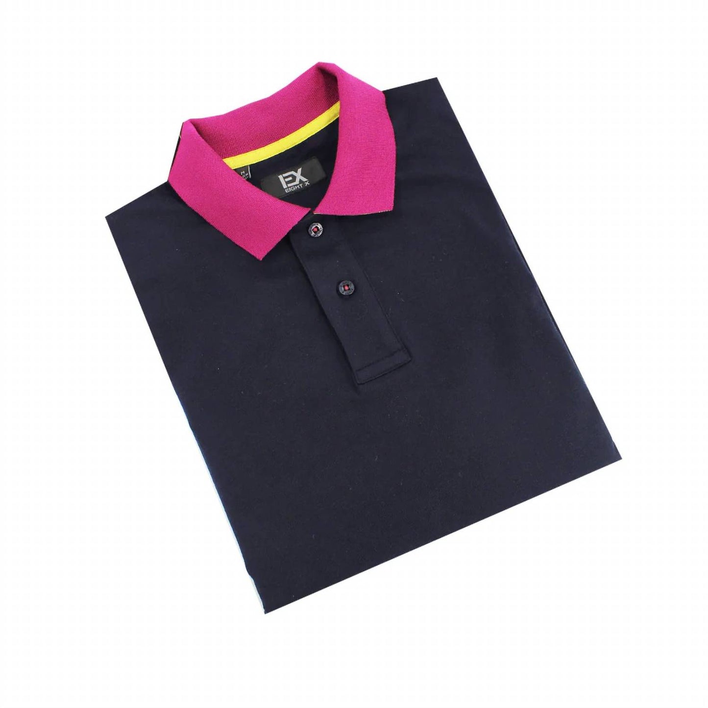 Double Sided Grid Print Collar Polo