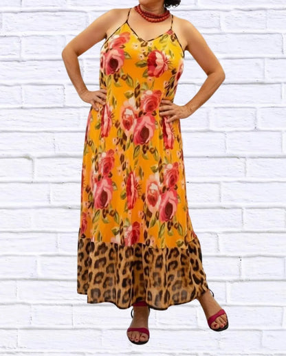 Calypso - Demi Sheer Flare Strappy Dress - Rack Hunt