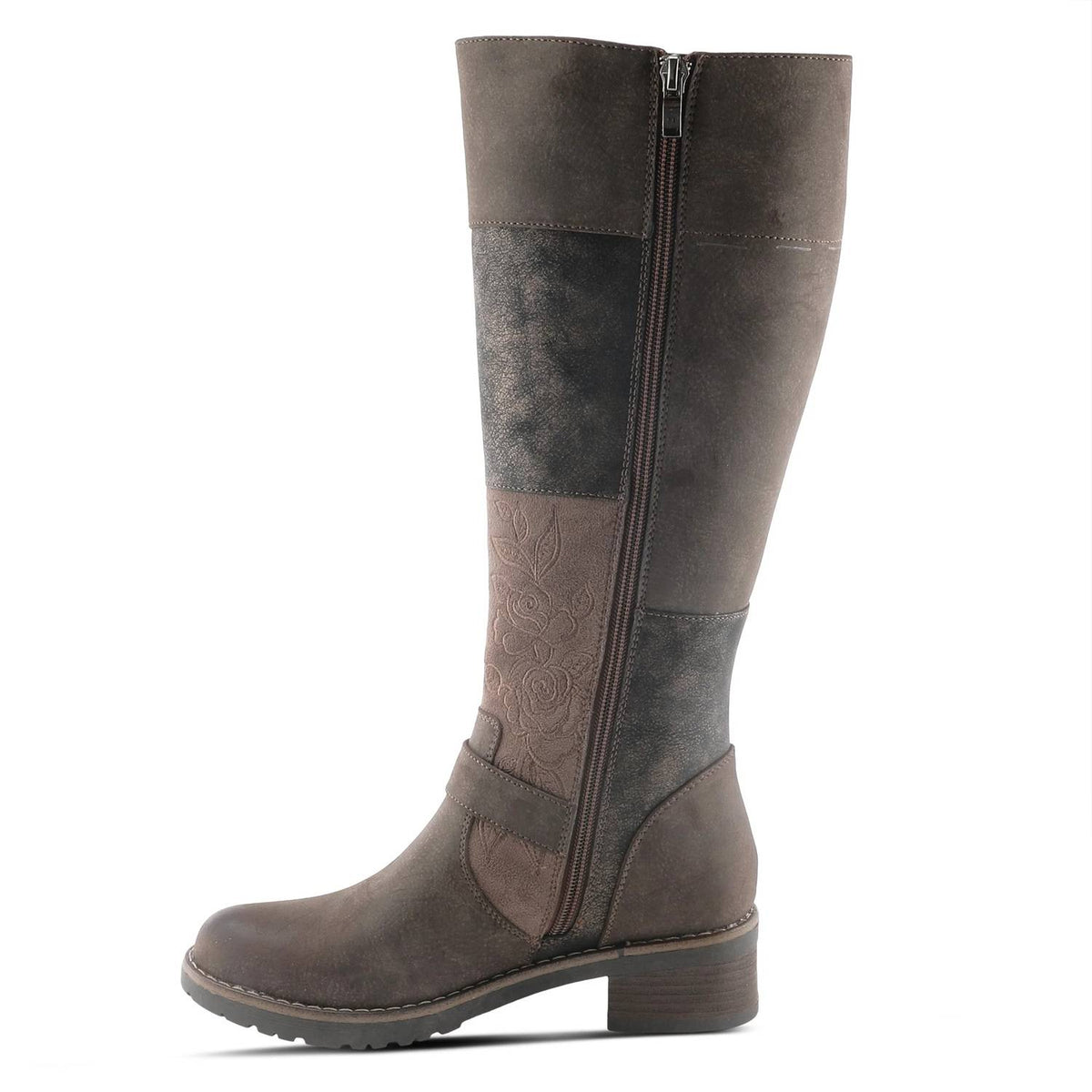WOMEN'S COLLAGE TALL BOOTS