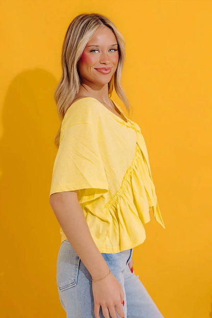 Sweet On Me Front Tie Top