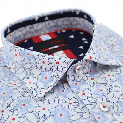 Geranium Flower Short Sleeve Shirt