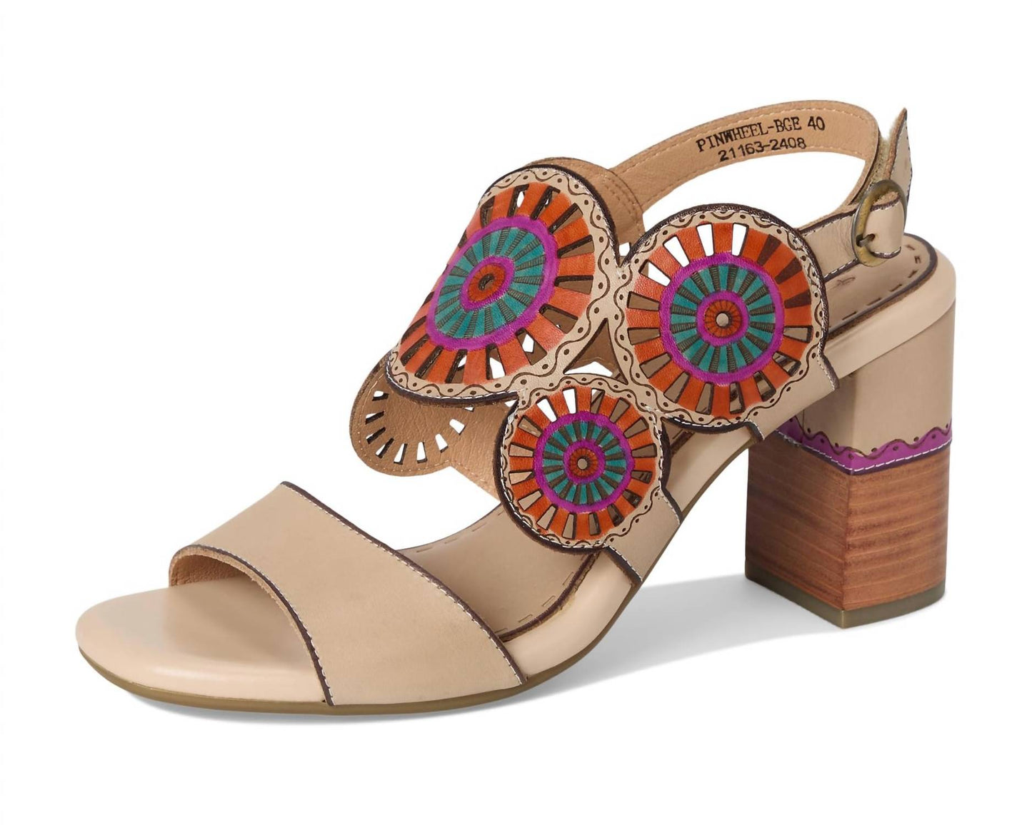 Women's Pinwheel Heeled Sandal