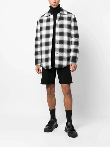 Sandro - Grunge Check Overshirt Jacket - Rack Hunt