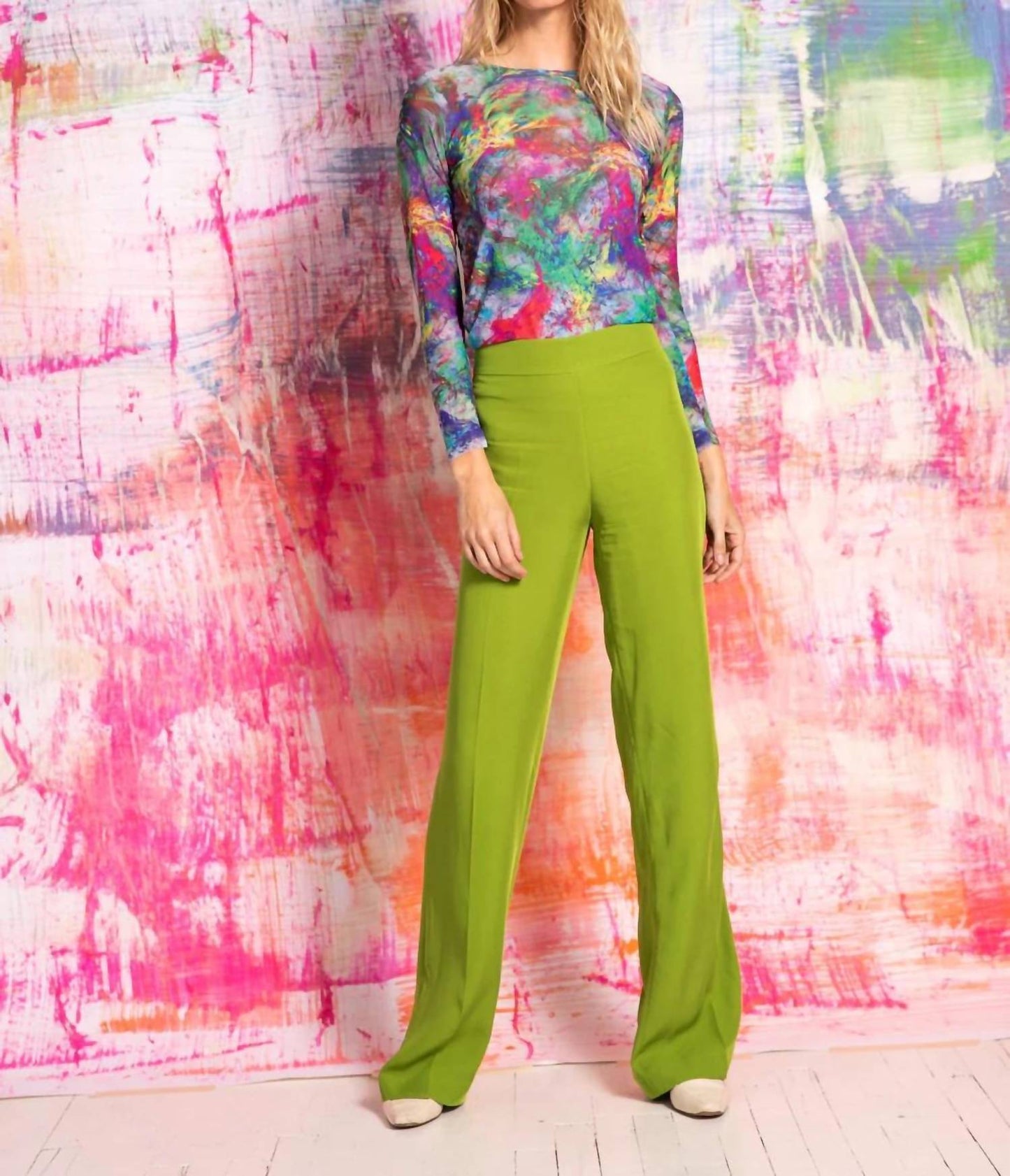 Florence Double Sheer Long Sleeve Top