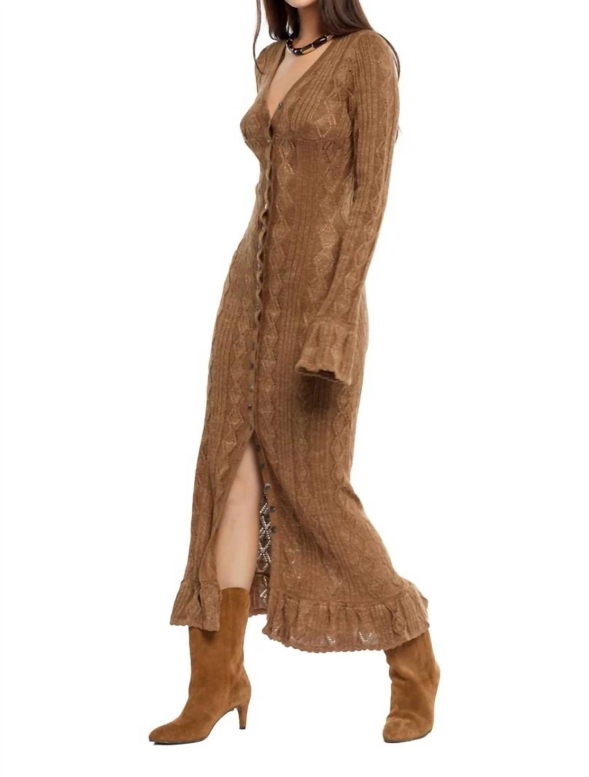 Gretta Ruffle Maxi Dress
