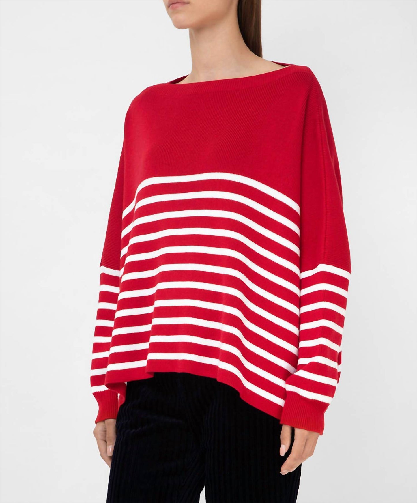 Valentino - Striped Jumper With Logo Pattern - Rack Hunt -
