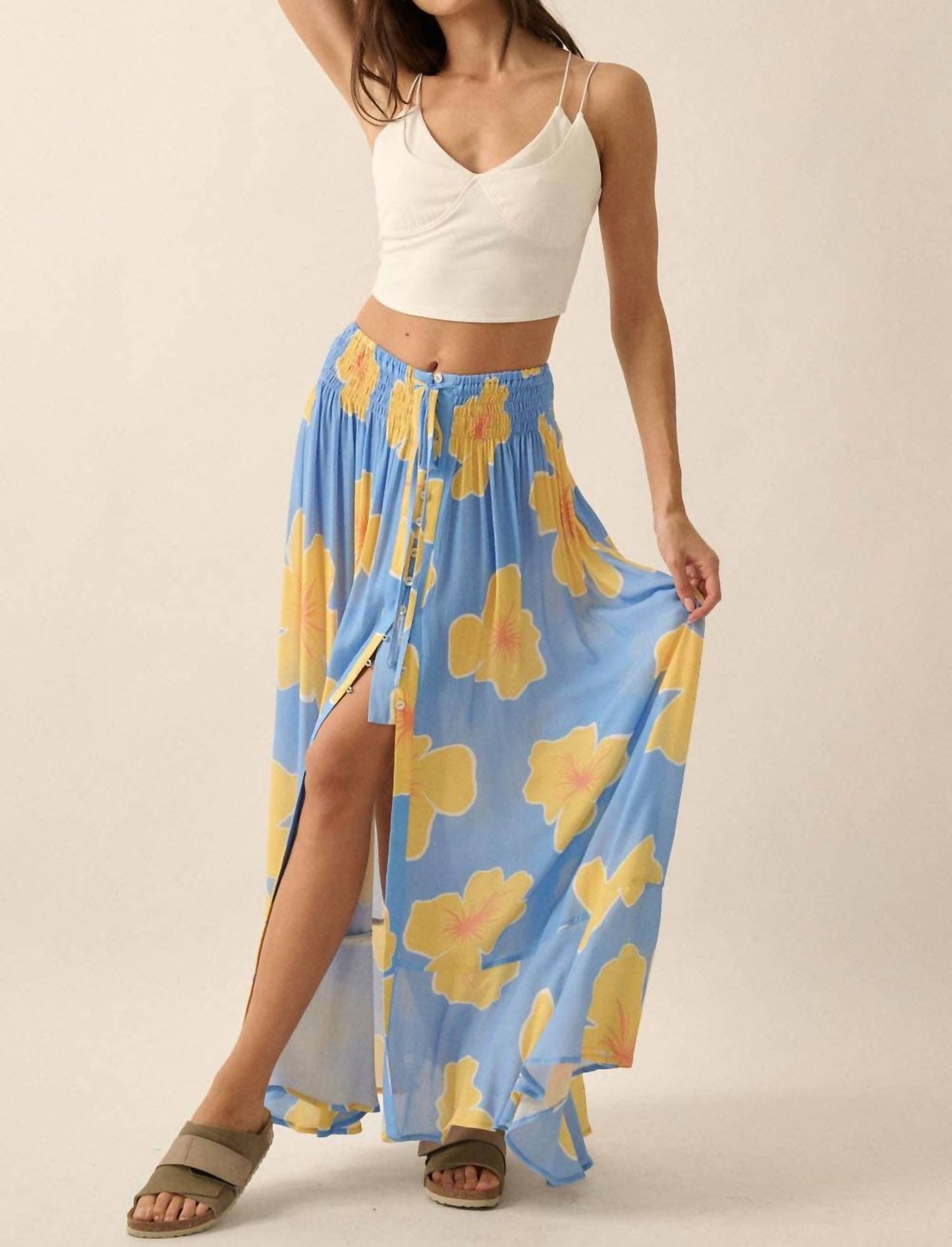 Elevate Layered Rib-Knit Cami Top