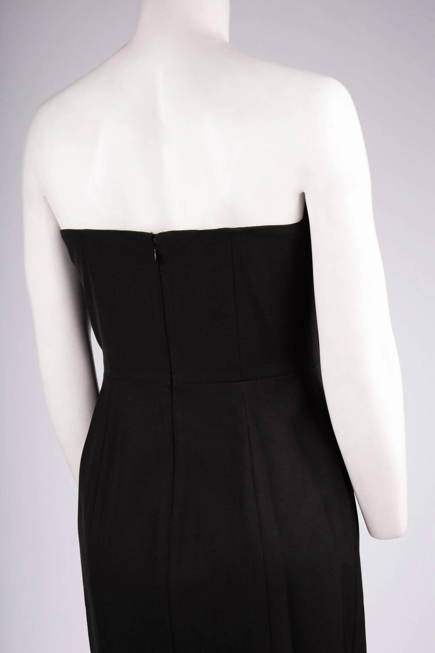 Clover and Sloane - Strapless Ruffle Apron Cocktail Dress - Rack Hunt