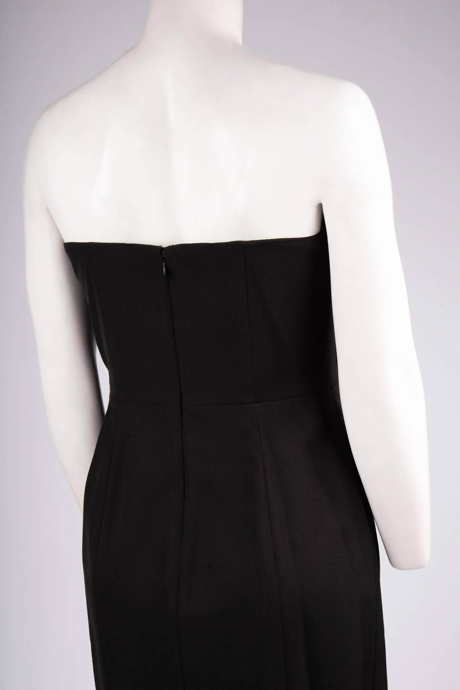 Clover and Sloane - Strapless Ruffle Apron Cocktail Dress - Rack Hunt