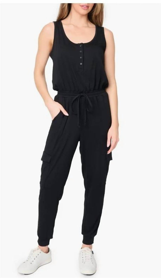 Gibsonlook - Luxe Cargo Jumpsuit - Rack Hunt -
