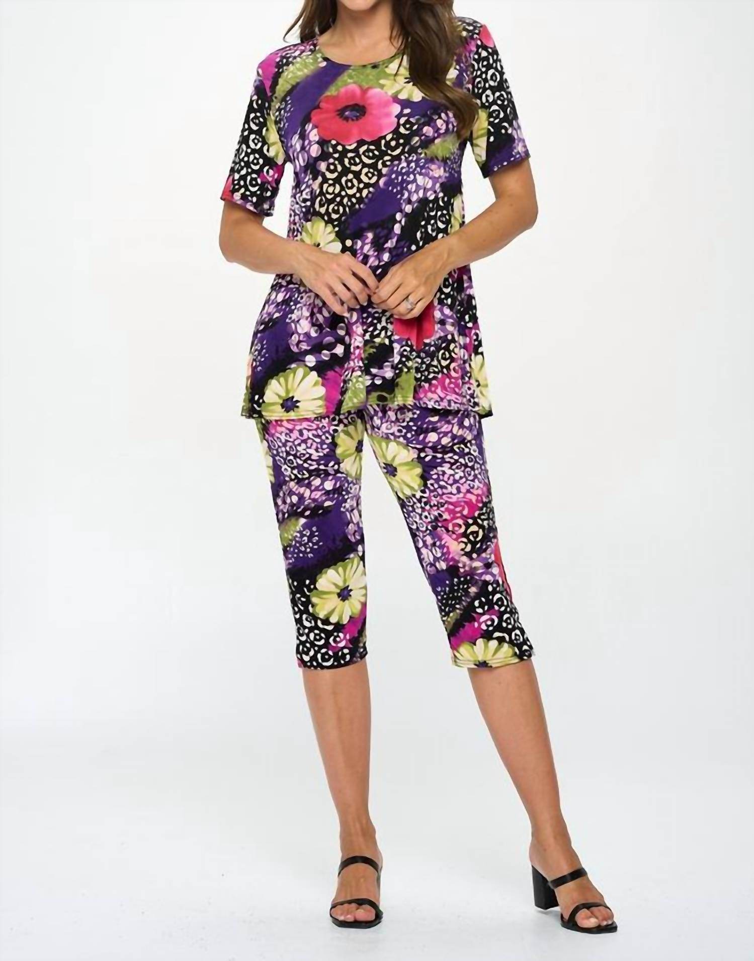 Jostar - Matching Capri Pant Set - Plus - Rack Hunt -