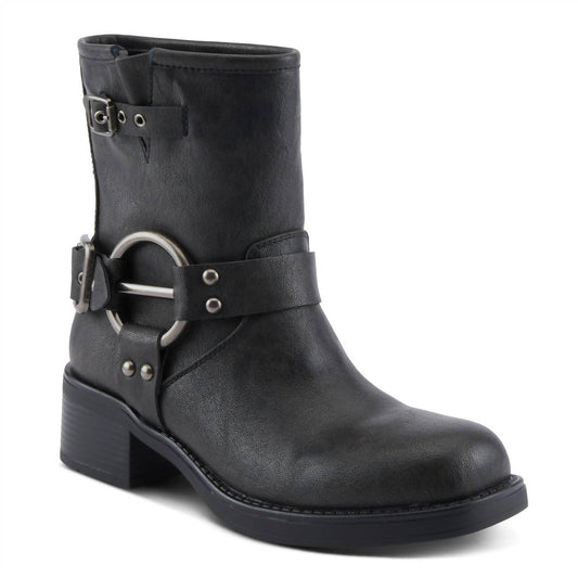 Women's L'artiste Patrizia Olwen Buckled-up Moto Boot