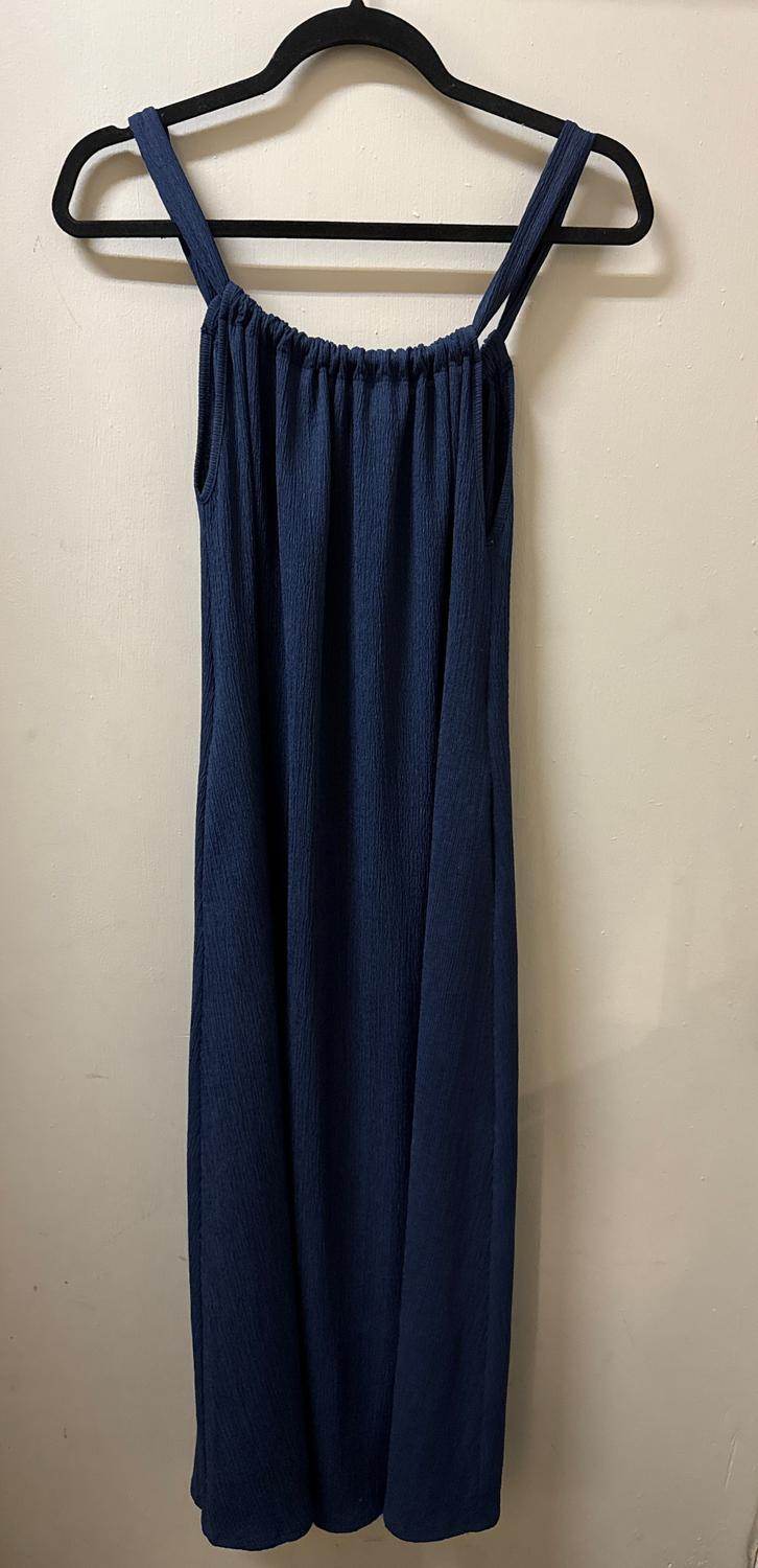 Astrologie - Women's Crinkle Tie Back Midi Dress - Rack Hunt -