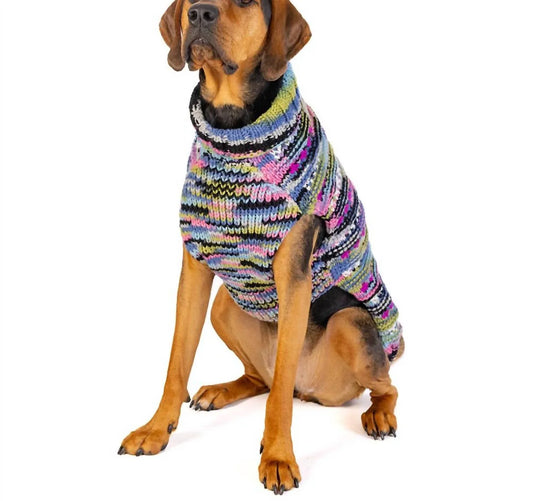Chilly Dogs - Purple Woodstick Dog Sweater - Rack Hunt