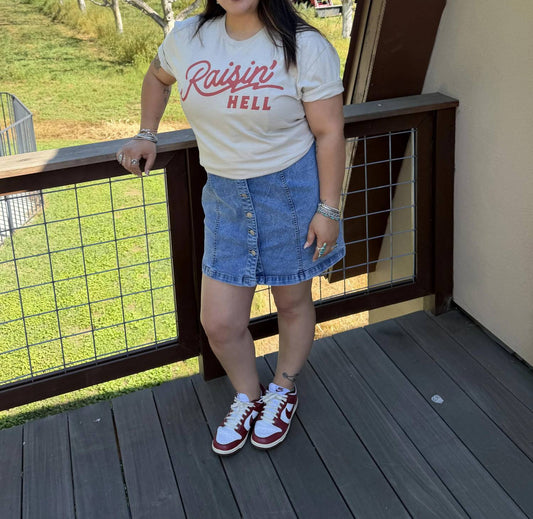 Graphic Raisin' Hell Tee