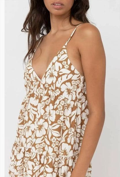 Rhythm. - Pacific Tiered Midi Dress - Rack Hunt